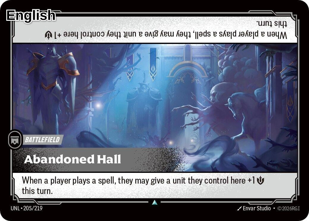 Abandoned Hall [UNL - 205/219] U Unleashed