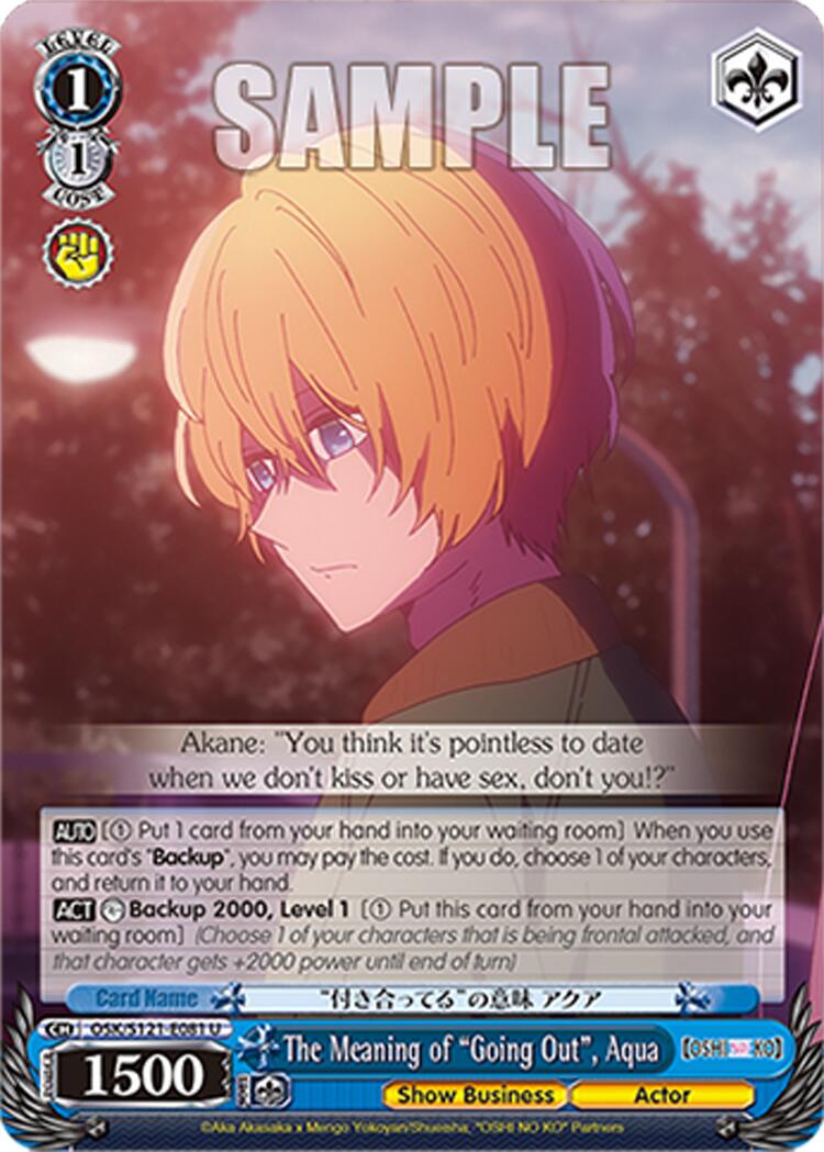 The Meaning of "Going Out", Aqua (OSK/S121-E081 U) [[OSHI NO KO] Vol.2]