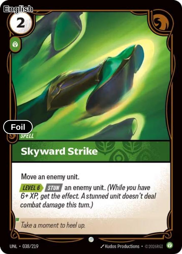Skyward Strike [UNL - 038/219] C Unleashed - Foil