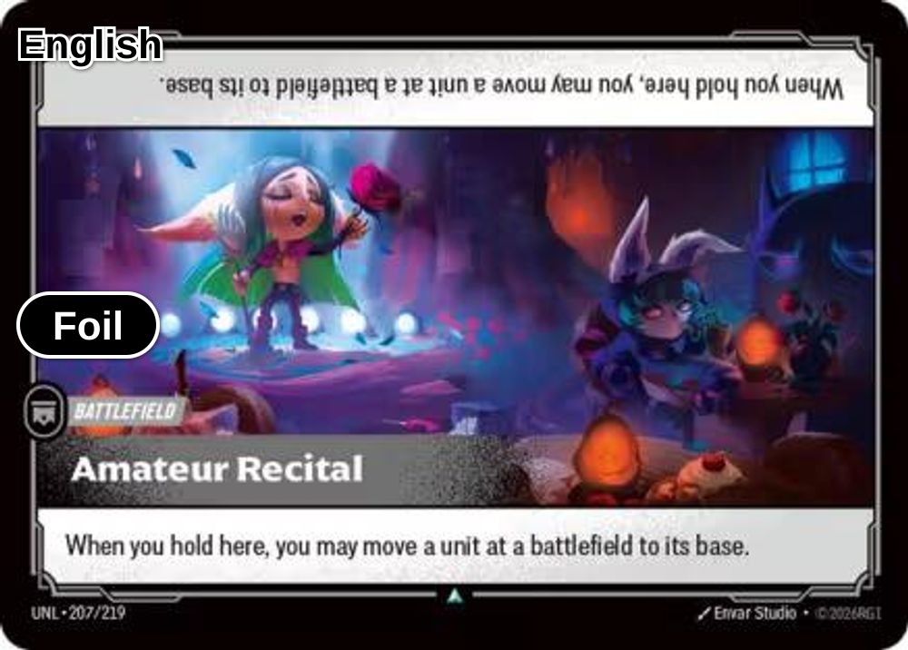 Amateur Recital [UNL - 207/219] U Unleashed - Foil