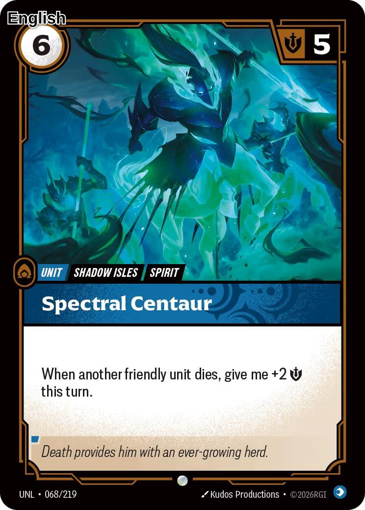 Spectral Centaur [UNL - 068/219] C Unleashed