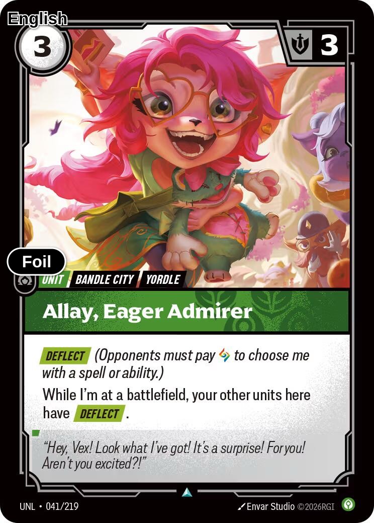 Allay, Eager Admirer [UNL - 041/219] U Unleashed - Foil