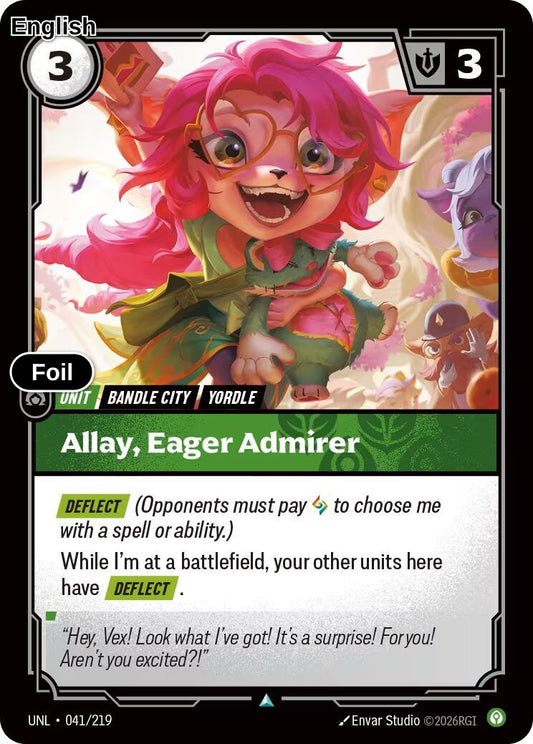 Allay, Eager Admirer [UNL - 041/219] U Unleashed - Foil