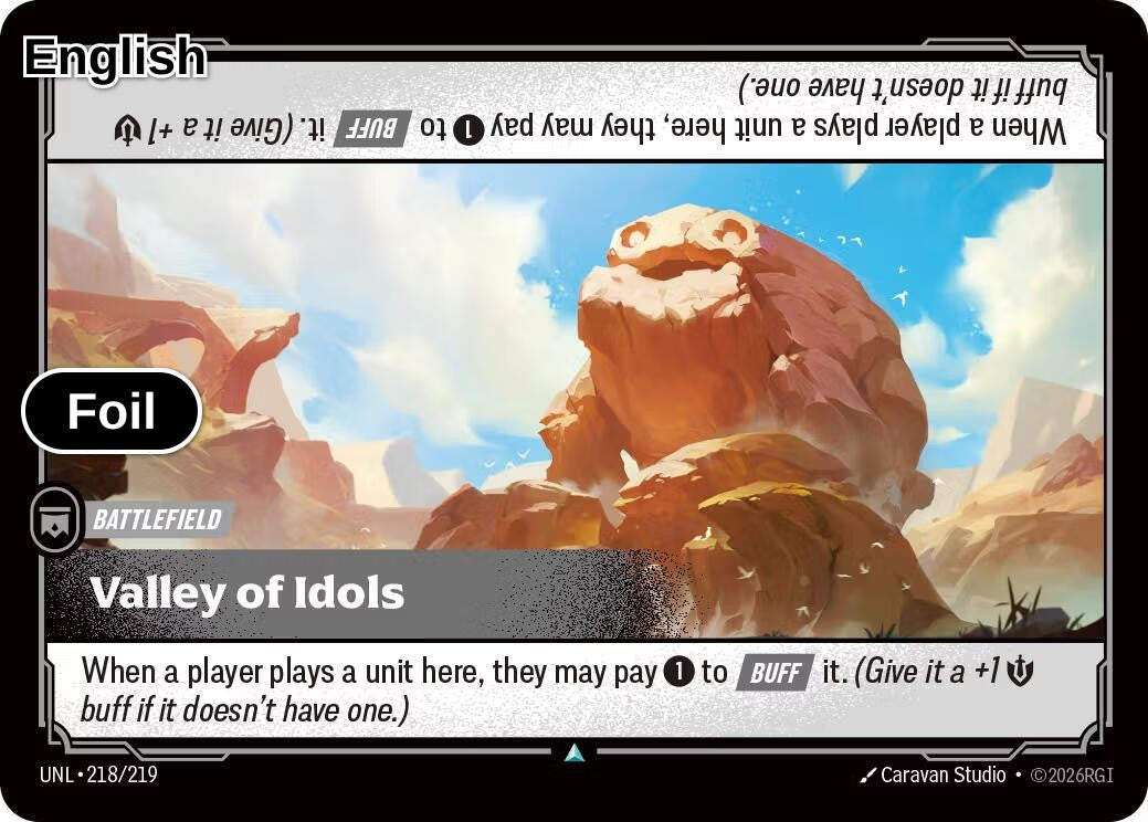 Valley of Idols [UNL - 218/219] U Unleashed - Foil