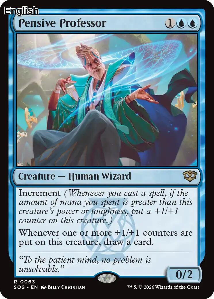 Pensive Professor