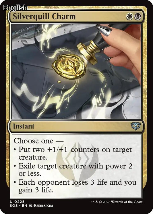 Silverquill Charm [SOS - 225] Secrets of Strixhaven