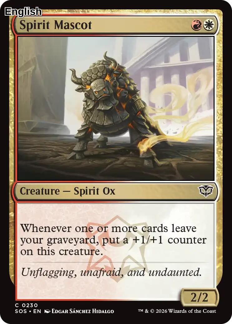 Spirit Mascot [SOS - 230] Secrets of Strixhaven