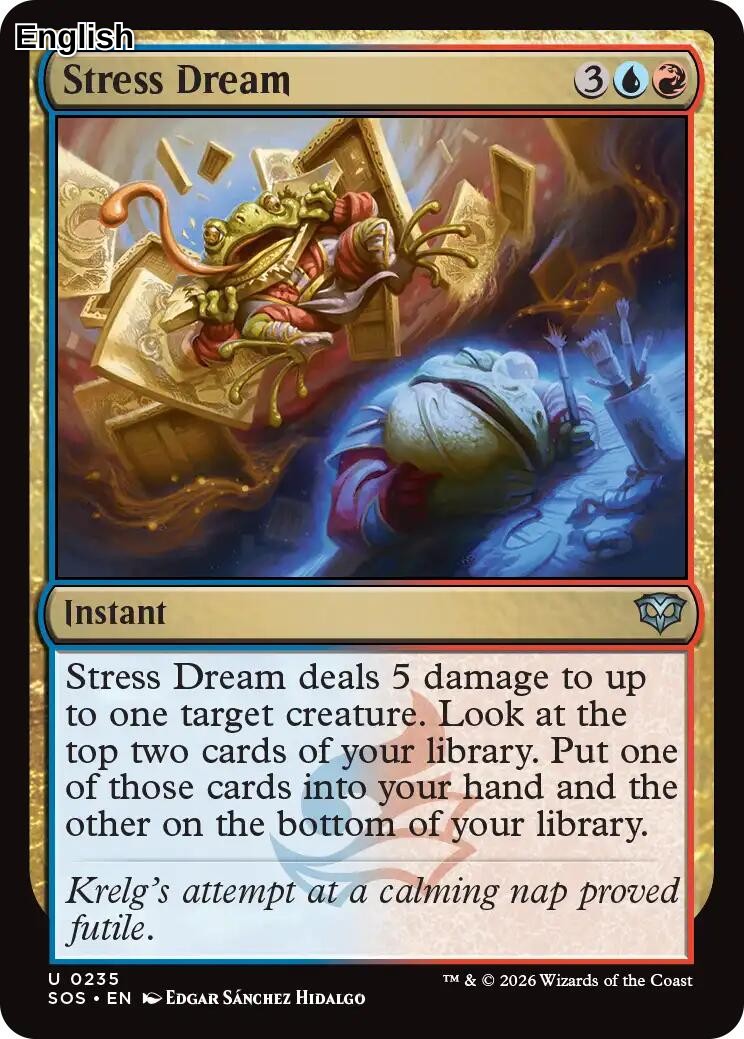 Stress Dream [SOS - 235] Secrets of Strixhaven