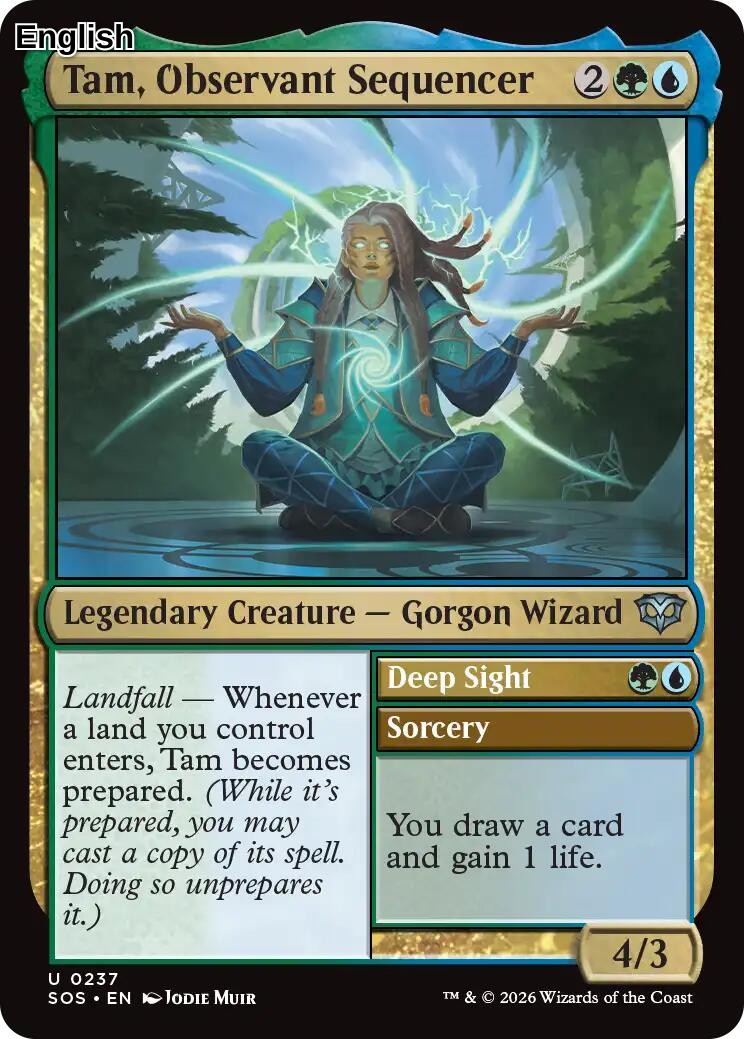 Tam, Observant Sequencer [SOS - 237] Secrets of Strixhaven