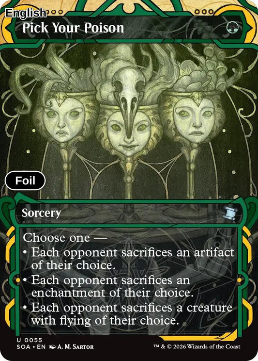 Pick Your Poison [SOA - 55] U Secrets of Strixhaven: Mystical Archive - Foil