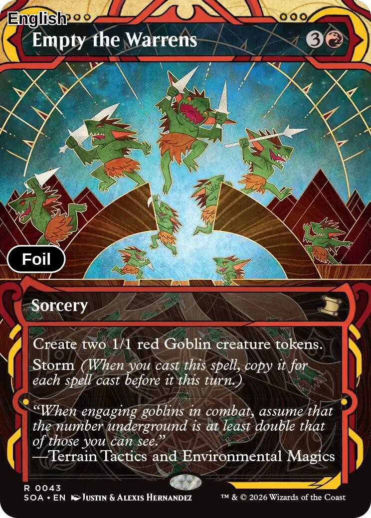Empty the Warrens [SOA - 43] R Secrets of Strixhaven: Mystical Archive - Foil