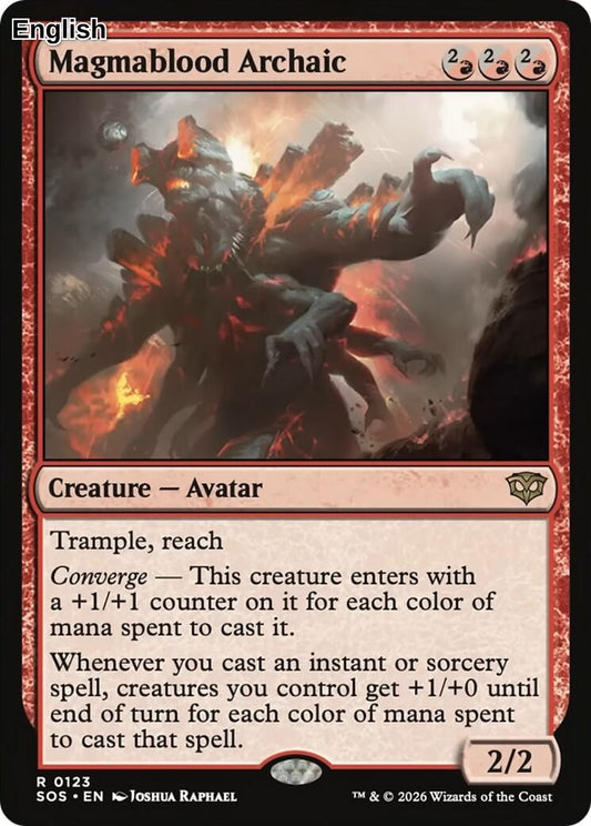 Magmablood Archaic [SOS - 123] R Secrets of Strixhaven