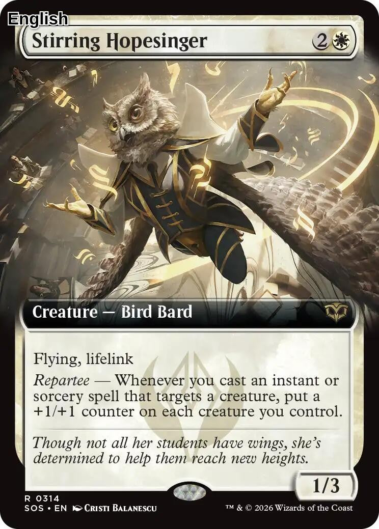 Stirring Hopesinger (Extended Art)