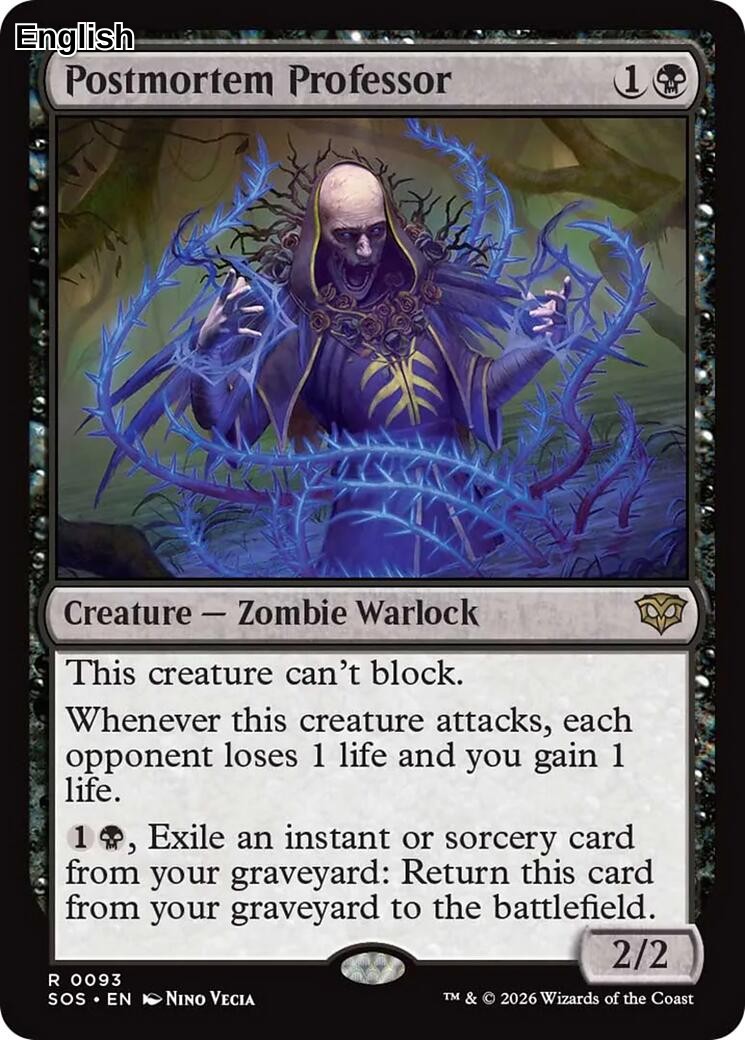 Postmortem Professor
