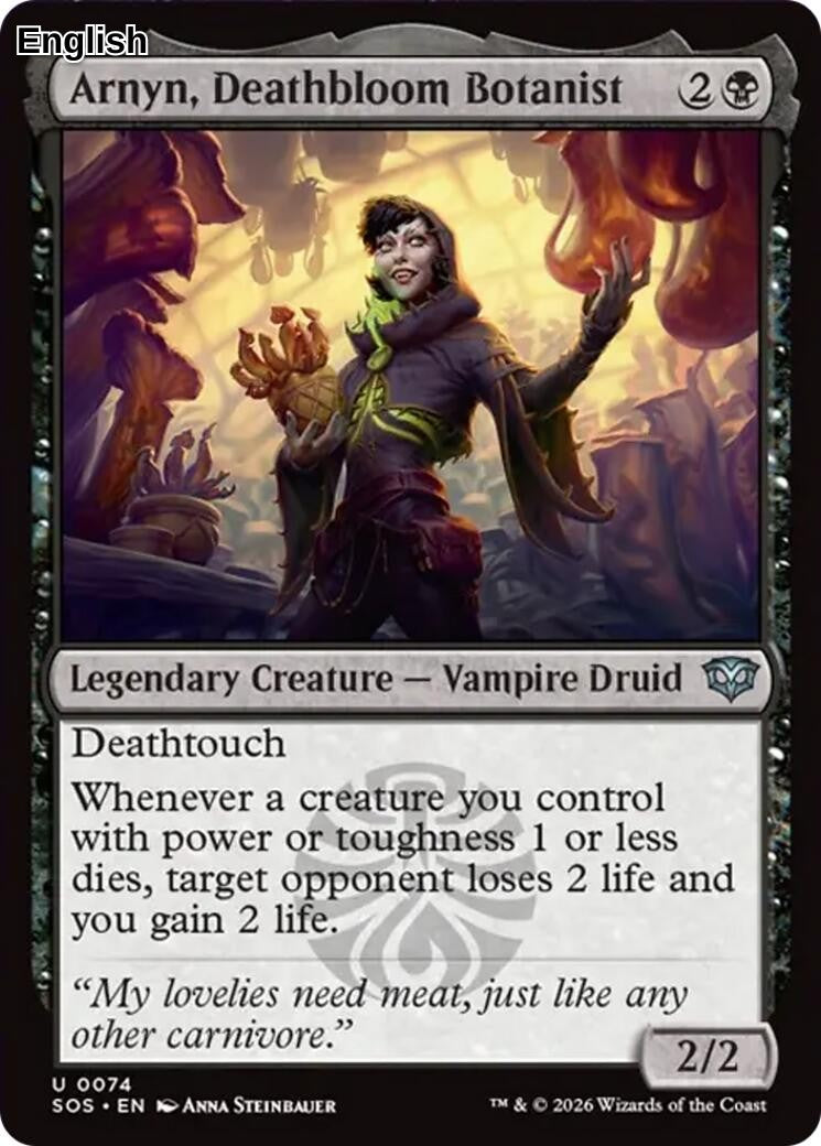 Arnyn, Deathbloom Botanist