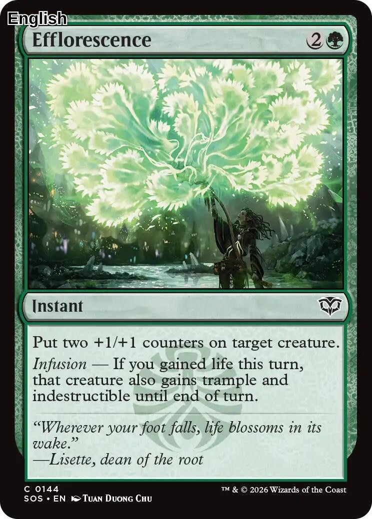 Efflorescence [SOS - 144] C Secrets of Strixhaven