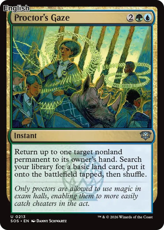 Proctor's Gaze [SOS - 213] Secrets of Strixhaven