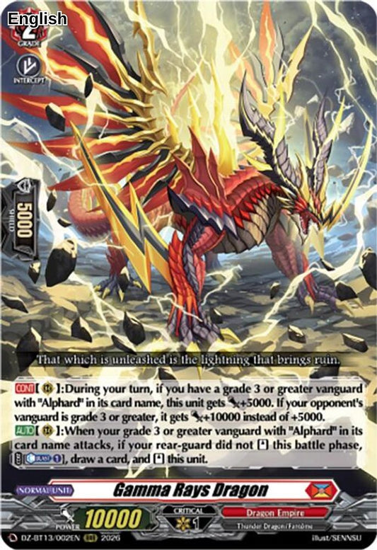 Gamma Rays Dragon