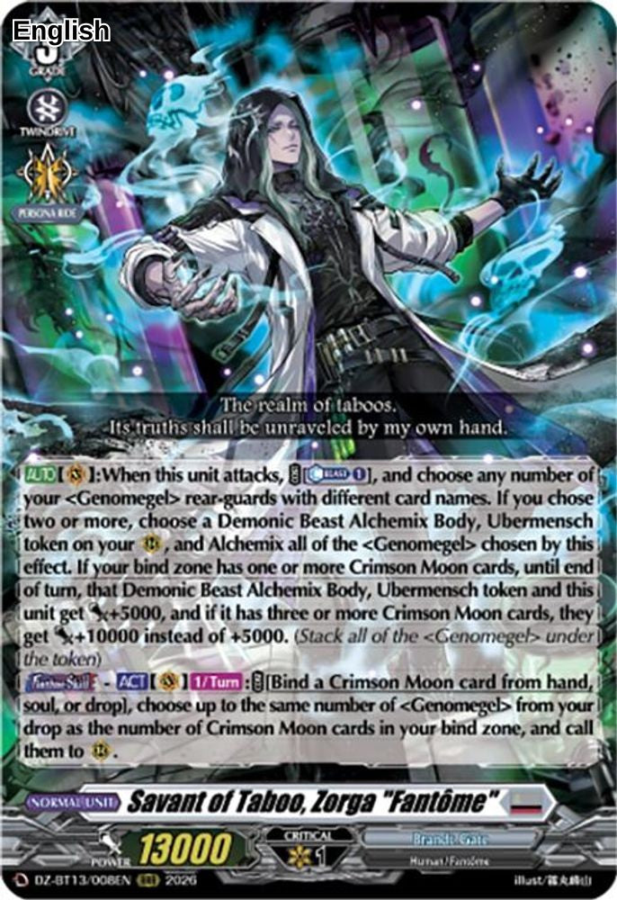 Savant of Taboo, Zorga "Fantome"