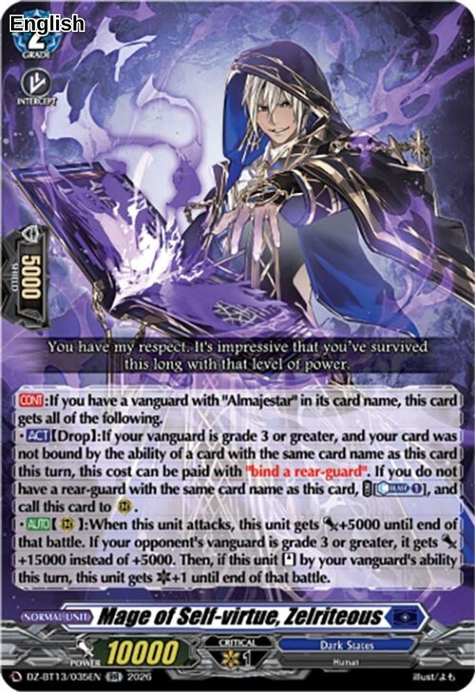 Mage of Self-virtue, Zelriteous