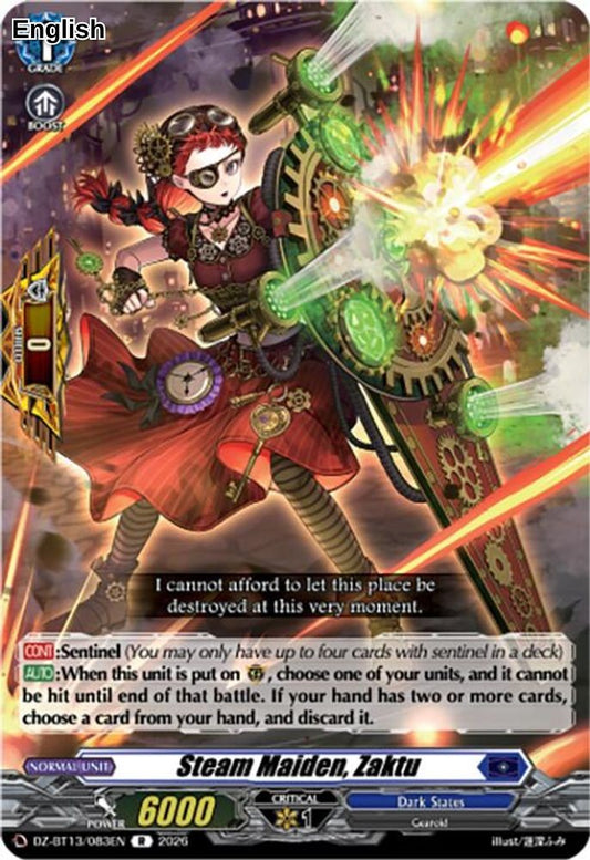 Steam Maiden, Zaktu