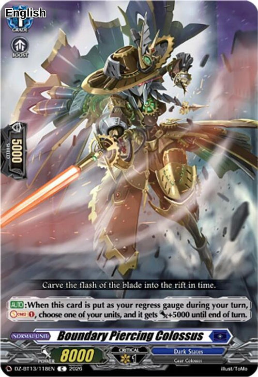 Boundary Piercing Colossus