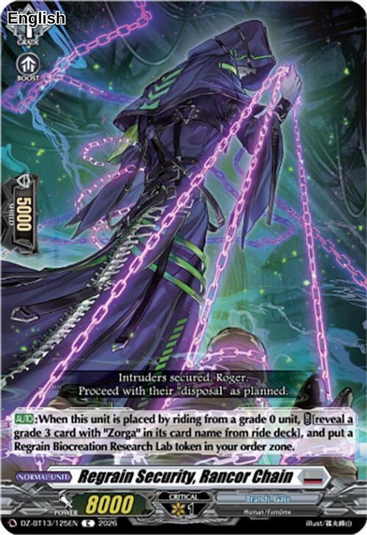 Regrain Security, Rancor Chain