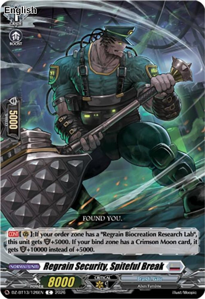 Regrain Security, Spiteful Break