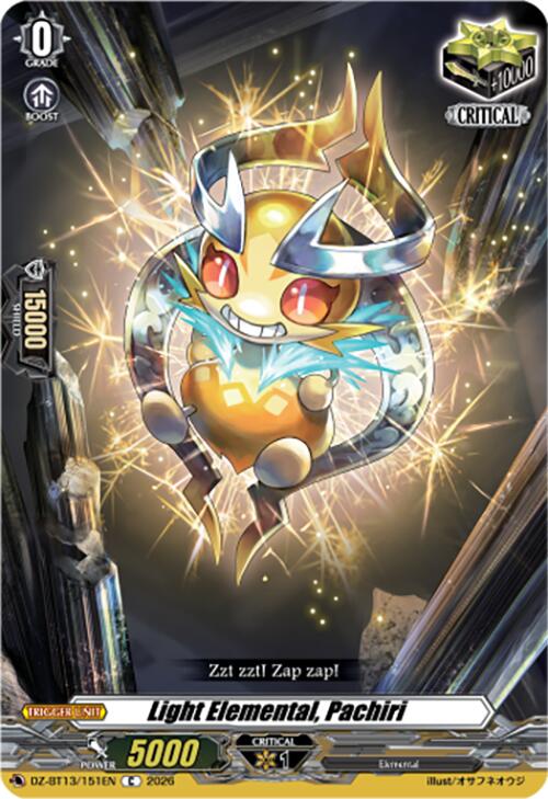Light Elemental, Pachiri (DZ-BT13/151EN) [Parallactic Clash]