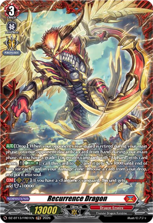 Recurrence Dragon (DZ-BT13/FR01EN) [Parallactic Clash]