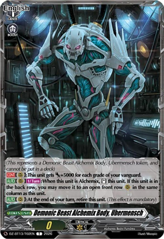 Demonic Beast Alchemix Body, Ubermensch