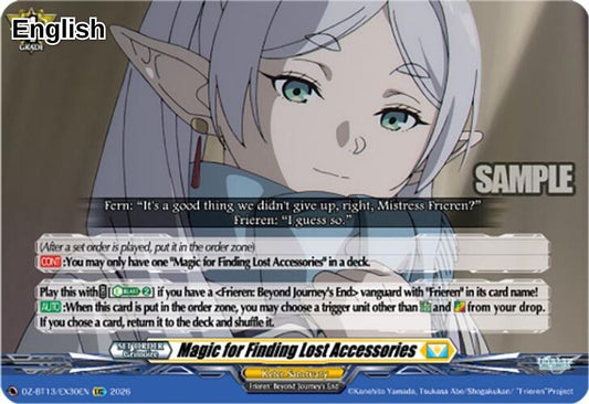Magic for Finding Lost Accessories