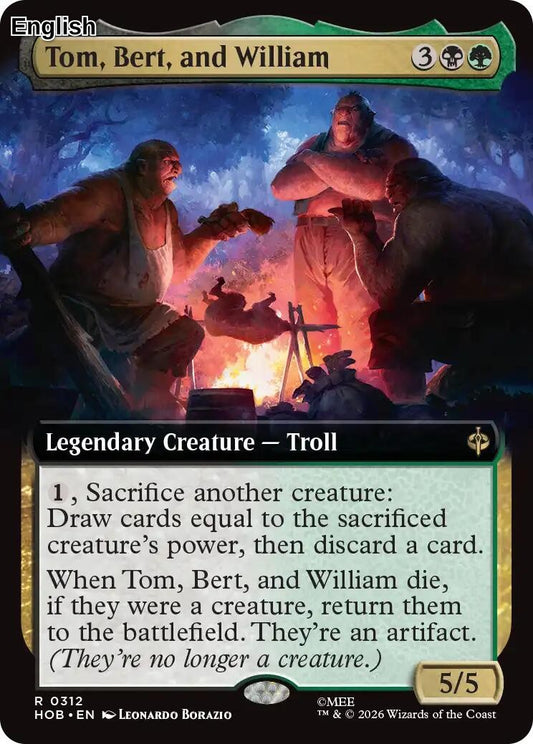 Tom, Bert, and William (Extended Art)