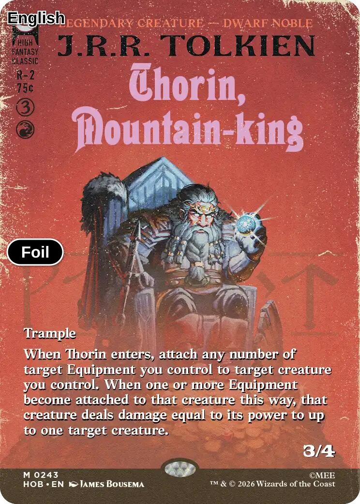 Thorin, Mountain-king (Borderless)
