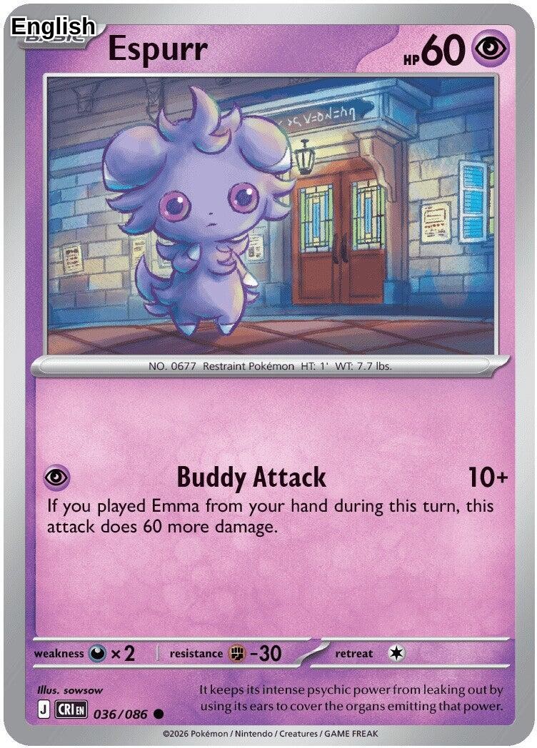 Espurr [CRI - 036/086] C ME04: Chaos Rising