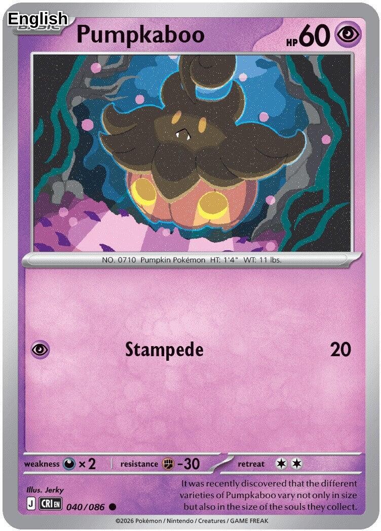 Pumpkaboo [CRI - 040/086] ME04: Chaos Rising