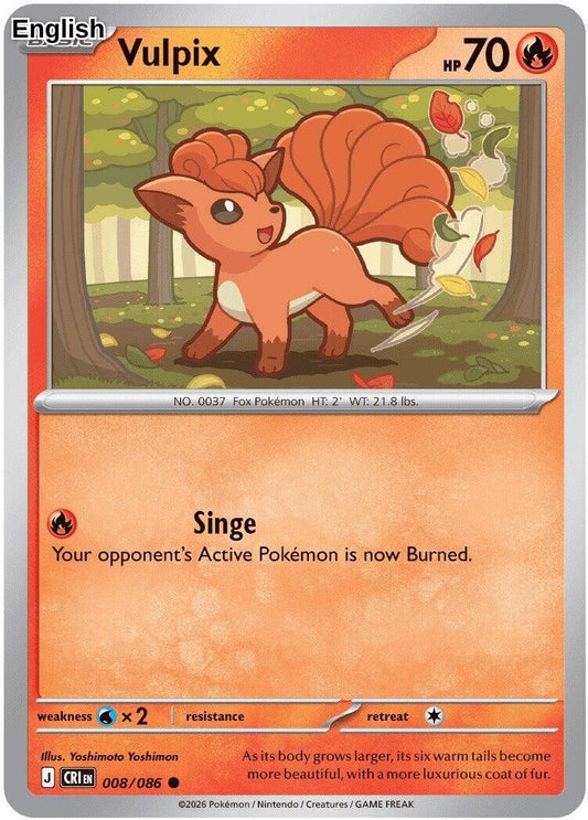 Vulpix [CRI - 008/086] C ME04: Chaos Rising