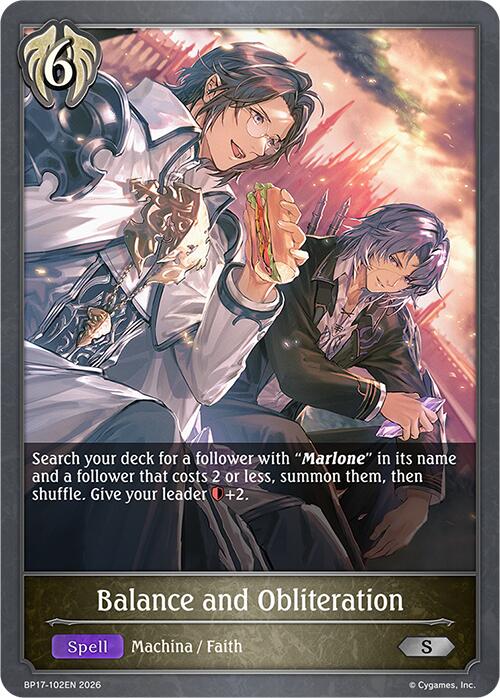 Balance and Obliteration (BP17-102EN) [Convergent Destinies]