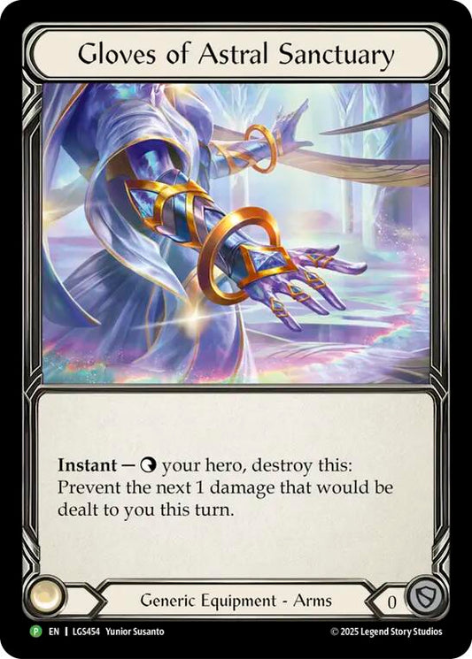 Gloves Of Astral Sanctuary [LGS454] (Promo)  Cold Foil