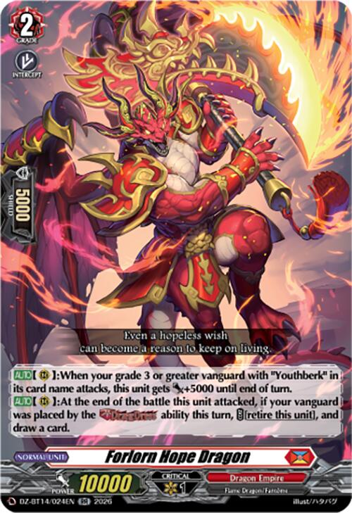 Forlorn Hope Dragon (DZ-BT14/024EN) [Envoys of the Crimson Moon]