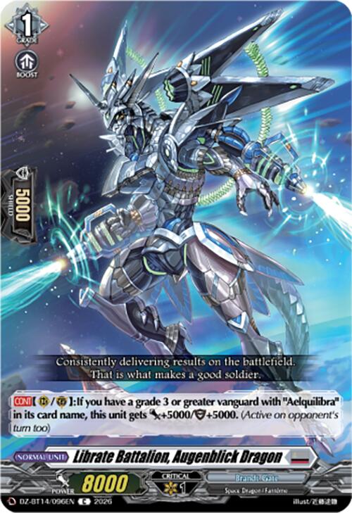 Librate Battalion, Augenblick Dragon (DZ-BT14/096EN) [Envoys of the Crimson Moon]