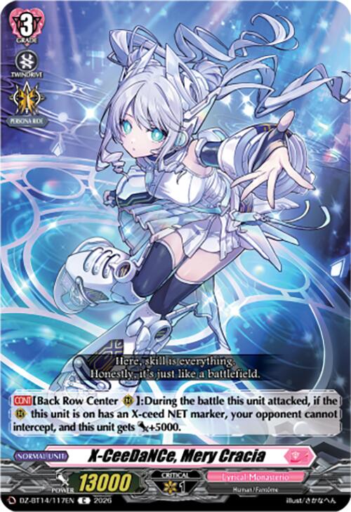 X-CeeDaNCe, Mery Cracia (DZ-BT14/117EN) [Envoys of the Crimson Moon]
