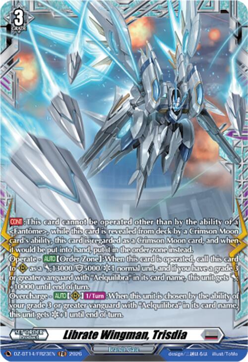Librate Wingman, Trisdia (DZ-BT14/FR23EN) [Envoys of the Crimson Moon]