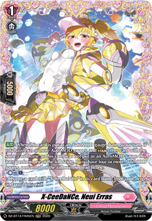 X-CeeDaNCe, Neui Erras (DZ-BT14/FR45EN) [Envoys of the Crimson Moon]