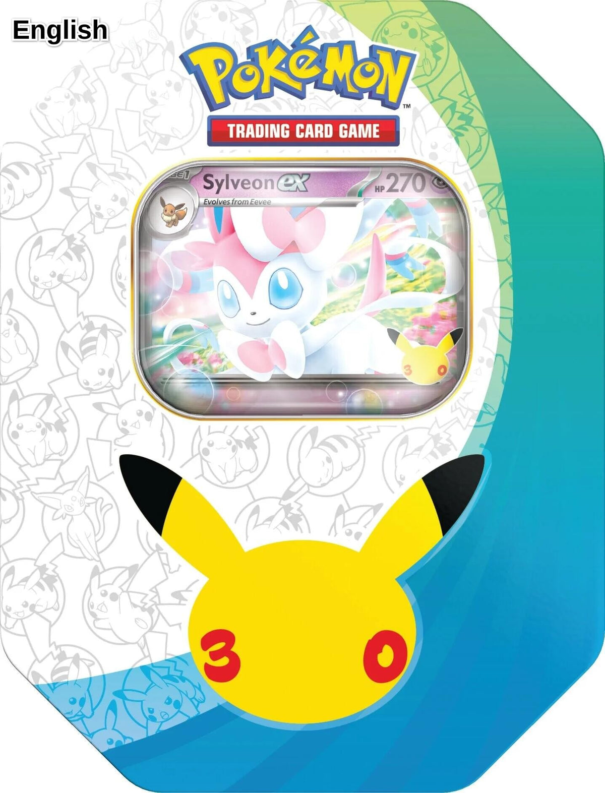 30th Celebration ex Tin [Sylveon ex] (International Version)