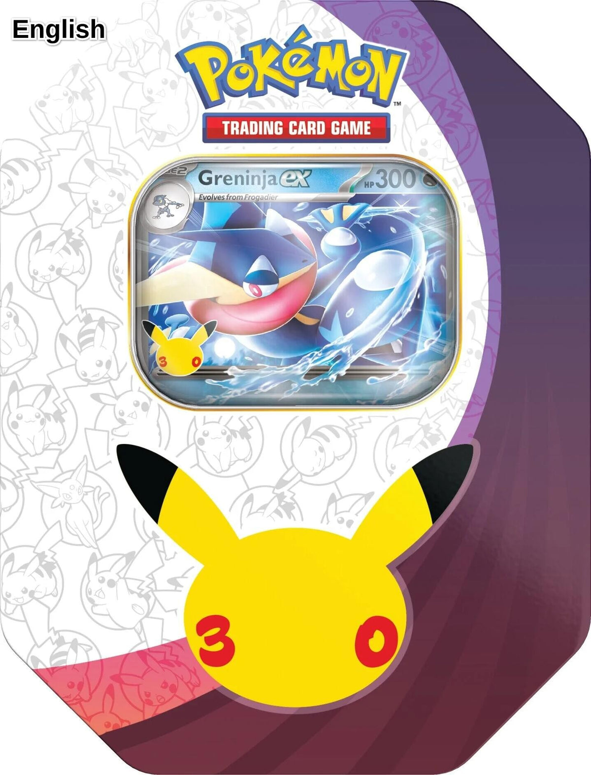 30th Celebration ex Tin [Greninja ex] (International Version)