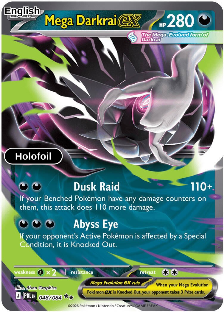 Mega Darkrai ex - 048/084