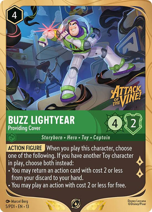 Buzz Lightyear - Providing Cover (5) [Promo Cards]