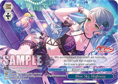 Blue Sky Highway (BD/WE49-E59BDR) [BanG Dream! 10th Anniversary! Premium Booster]