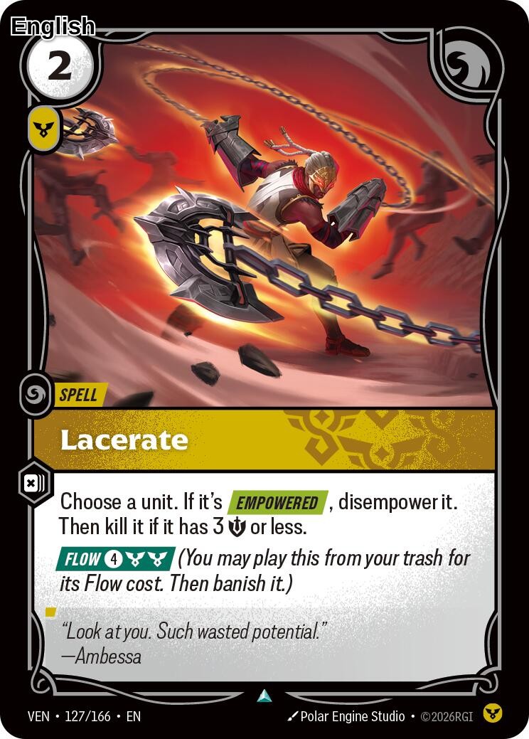 Lacerate